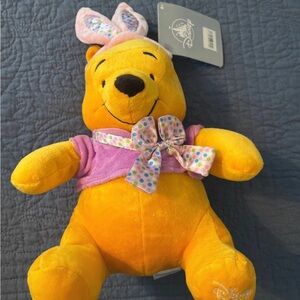 Disney Winnie the Pooh Easter Plush - Yellow and Purple